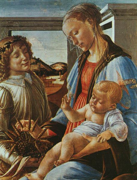 Sandro Botticelli Madonna and Child with an Angel oil painting image